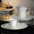 Filiżanka do kawy herbaty porcelanowa 200 ml ze spodkiem BIANCA  8