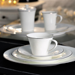 Filiżanka do kawy herbaty porcelanowa 200 ml ze spodkiem BIANCA  5