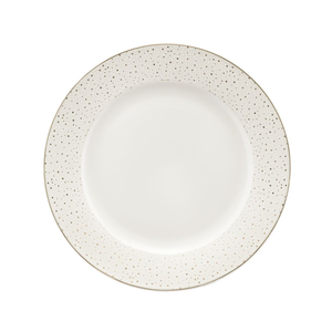 Talerz deserowy porcelanowy złota linia 20,5 cm GOLDEN SAND