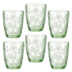 Zestaw szklanek zielonych 270 ml 6 sztuk MERIDA