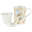 Kubek z zaparzaczem porcelanowy dekorowany EMILY 1