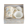Kubek z zaparzaczem porcelanowy dekorowany EMILY 3