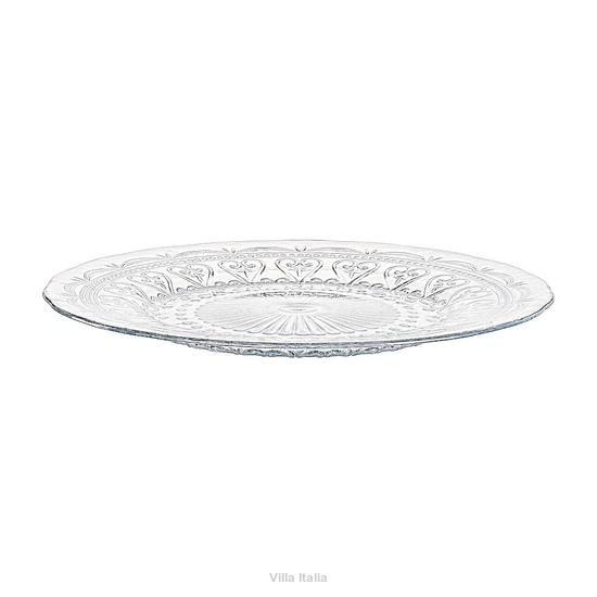 Talerz do ciasta szklany 32,5 cm FIORINO
