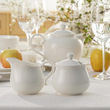 Serwis obiadowo kawowy porcelanowy na 12 osób WHITE PRINCESS 13