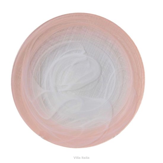 Półmisek Talerz do ciasta szklany 33 cm różowy MERIDA PINK