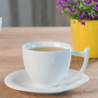 Filiżanka do herbaty porcelanowa 200 ml ze spodkiem ALDO  2