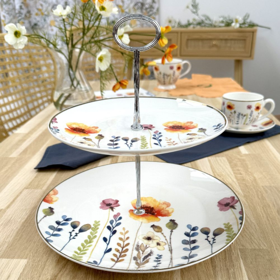 Patera piętrowa porcelanowa 27 cm Etażerka UNICO 43