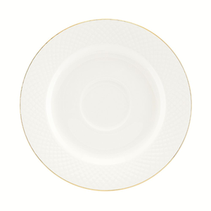 Spodek pod filiżankę porcelanowy 16,5 cm BARI GOLD