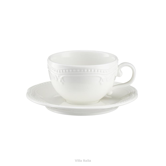 Filiżanka do espresso 100 ml ze spodkiem WHITE PRINCESS