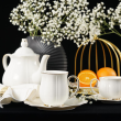 Zestaw kubków porcelanowych 350 ml 6 sztuk SANDRINE 6