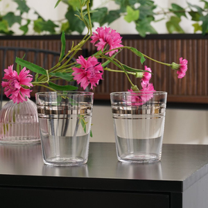 Zestaw szklanek 350 ml 6 sztuk STILLA PLATIN