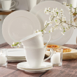 Serwis obiadowo kawowy na 6 osób porcelanowy LOZANO 1