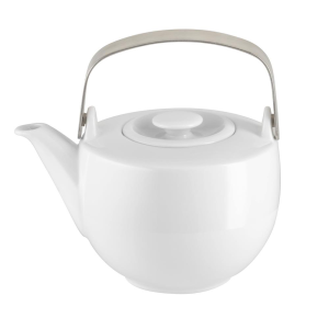 Dzbanek do herbaty porcelanowy 1,3 litra PLUS WHITE