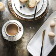 nowoczesny zestaw porcelanowy do herbaty Villa Italia