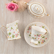 Zestaw filiżanek do herbaty porcelanowych 180 ml WALENCJA Ivory 5