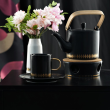 Filiżanka do kawy czarna porcelanowa 170 ml GAJA BLACK 6