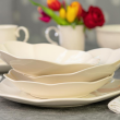 Serwis obiadowy na 6 osób Komplet talerzy SAKURA WHITE 3