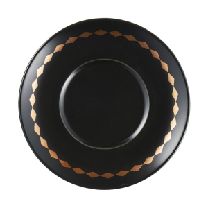 Spodek pod filiżankę 15 cm porcelanowy GAJA BLACK