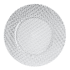 Talerz do ciasta szklany 34 cm DIAMOND