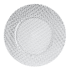 Talerz do ciasta szklany 34 cm DIAMOND