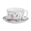 Filiżanka do herbaty porcelanowa 300 ml ze spodkiem LAVENDER 1