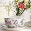 Filiżanka do herbaty porcelanowa 300 ml ze spodkiem LAVENDER 5