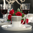 Serwis kawowy porcelanowy na 6 osób SHIRO  duże filiżanki 2