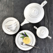 Spodek pod filiżankę 16 cm porcelanowy AZALIA 5