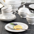 Spodek pod filiżankę 16 cm porcelanowy AZALIA 6