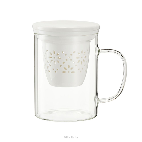 kubek z zaparzaczem ceramicznym