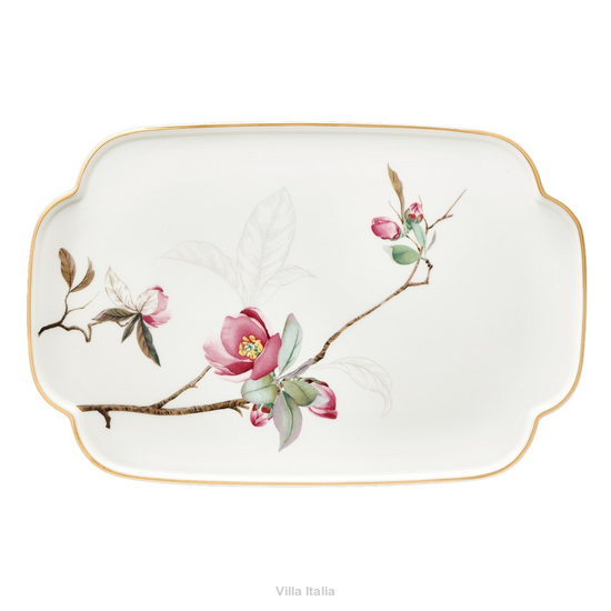 Patera do ciasta porcelanowa Talerz 31,5 x 20,5 cm SPIRIT of JAPAN