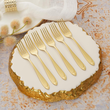 Komplet widelczyków do ciasta 6 sztuk IMPERIAL GOLD 3