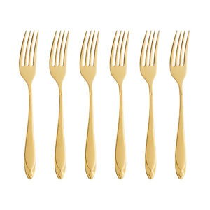 Komplet widelczyków do ciasta 6 sztuk IMPERIAL GOLD