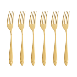 Komplet widelczyków do ciasta 6 sztuk IMPERIAL GOLD