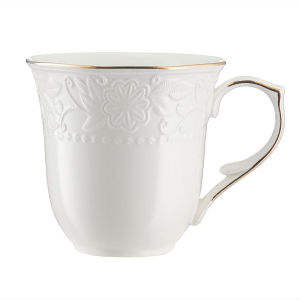 Kubek porcelanowy 300 ml FOX ze złotem