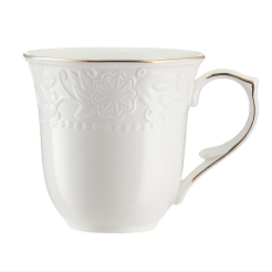 Kubek porcelanowy 300 ml FOX ze złotem