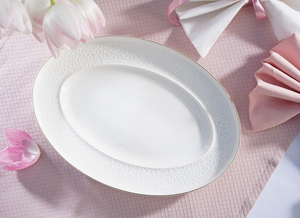 Półmisek porcelanowy owalny 30 cm IDALIA
