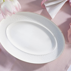 Półmisek porcelanowy owalny 30 cm IDALIA