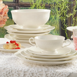 wykwintny komplet obiadowy z porcelany 