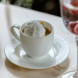 Filiżanka do espresso porcelanowa 100 ml ze spodkiem BARI WHITE 2