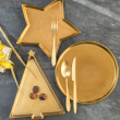 Talerz dekoracyjny gwiazda 26 cm OTELLO Gold 5