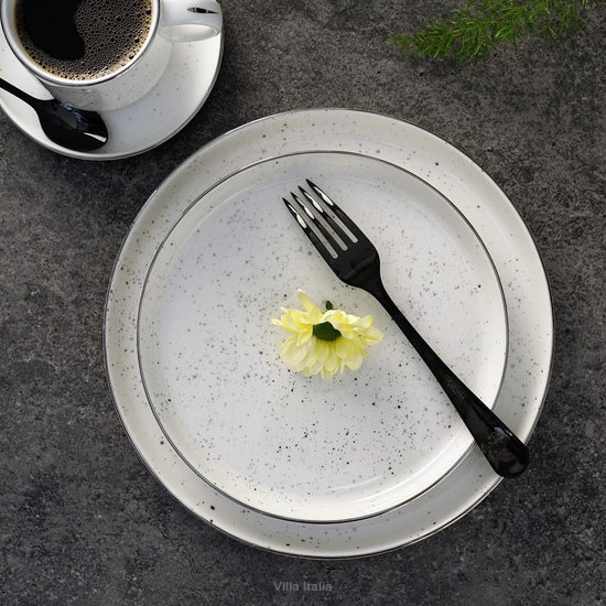 Serwis obiadowo kawowy na 12 osób porcelanowy POLVERE