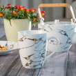 Przykrywka do dzbanka porcelanowa MARMO GOLD 3
