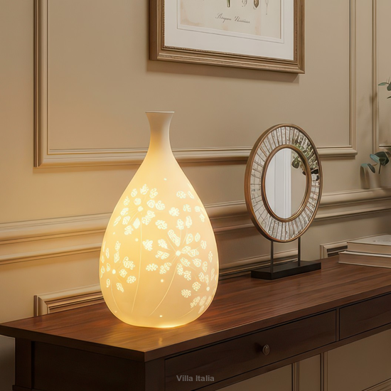 Elegancka lampa stojąca do salonu