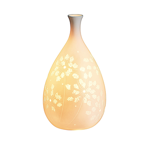 Porcelanowa lampa stołowa 33 cm z ażurowym wzorem MIYAKO