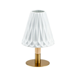 Lampa stołowa z porcelanowym kloszem 26 cm BONEGA 4