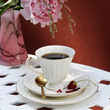 Serwis do kawy herbaty porcelanowy na 6 osób CLARA Gold Ivory 8