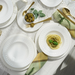 Serwis obiadowy na 12 osób porcelanowy złota linia MESYNA GOLD 7