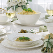 Serwis obiadowy na 12 osób porcelanowy złota linia MESYNA GOLD 9