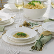 Serwis obiadowy na 12 osób porcelanowy złota linia MESYNA GOLD 3